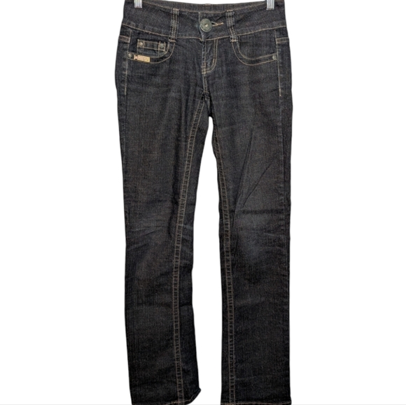 Bubblegum Denim - Bubblegum USA Dark Wash Low Rise Jeans Juniors 5 🌟
